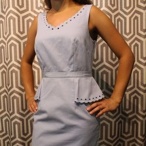 Antique light blue classy dress